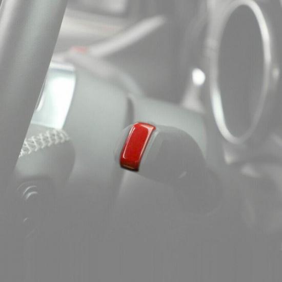 For -2024 Jeep Grand Cherokee ABS Red Turn Signal Lamp+Rain Wiper Lever Trim