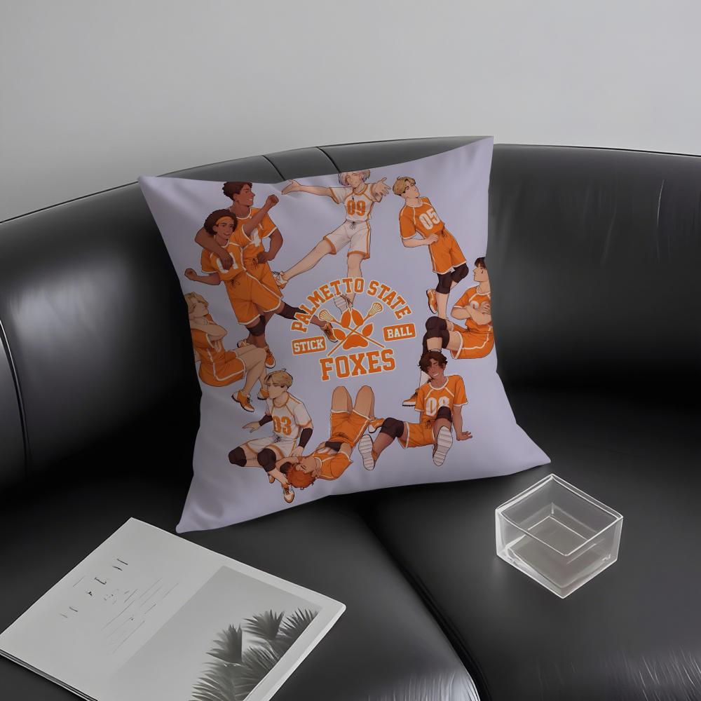The Foxes-All For The Game Cushion Cover Pillowcase Ultra Soft Skin Friendly Fabric Cloud Like Comfort & Concealed Zipper