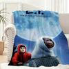 E.T. the Extra-Terrestrial Throw Lightweight 240g Flannel Blanket Soft Skin-friendly for Summer Cooling