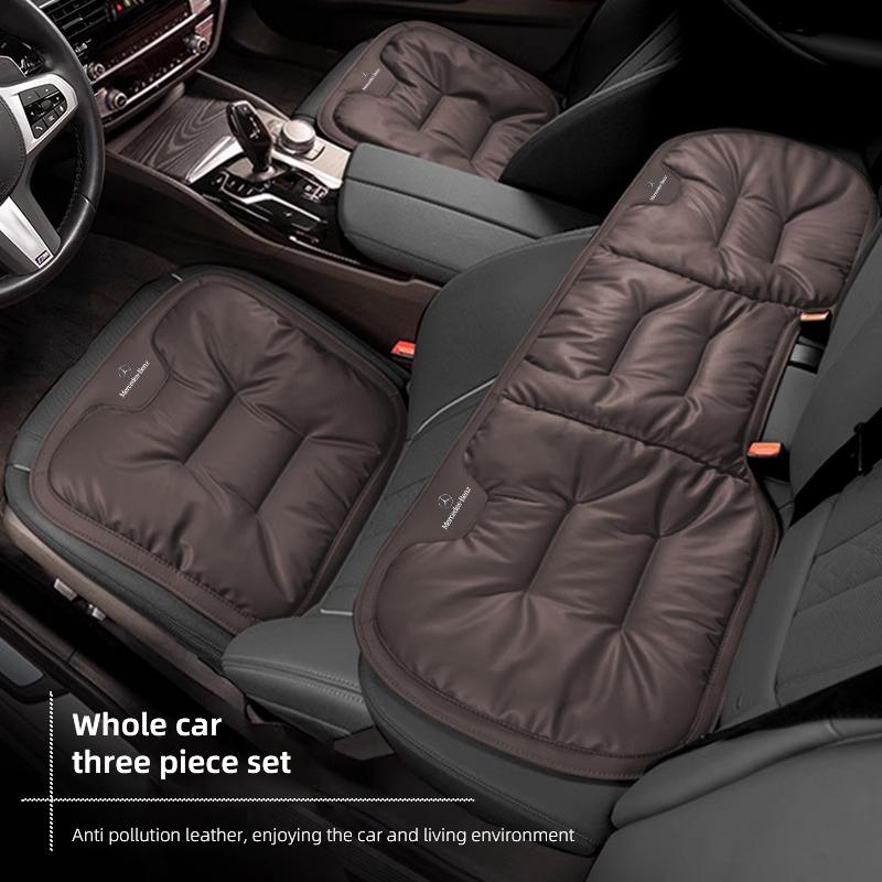 GLC GLB Bilsäteskudde Överdrag Andningsbar Läder Skyddsmatta För Mercedes Benz AMG W203 W206 W220 W205 W211 W212 W201 W210 W
