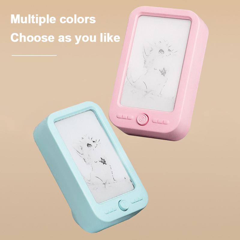 LED Mini Painting Night Light Switch Plug-In LED Light Eye Protection Night Light Lamp Use For Bedside Baby Feeding Living Room