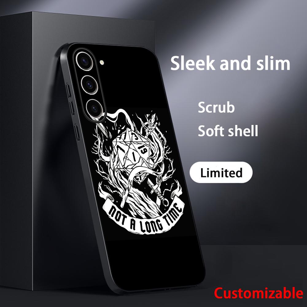 Dungeons Dragons dnd cool game Phone Case For Samsung Galaxy S26 S25 S24 S23 S22 S21 Plus Ultra Note20 Soft Black