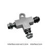 Hydraulic Brake Oil Line Tee M10 T Shape Brake Line Tee Car Brake Tee Beach Kart Brake Hose 3 Way Connector 10mm Hose Connector