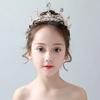 Crystal Wedding Tiaras Handmade Craft Bridal Crown Jewelry Crown Bridal Headbands Women Bride