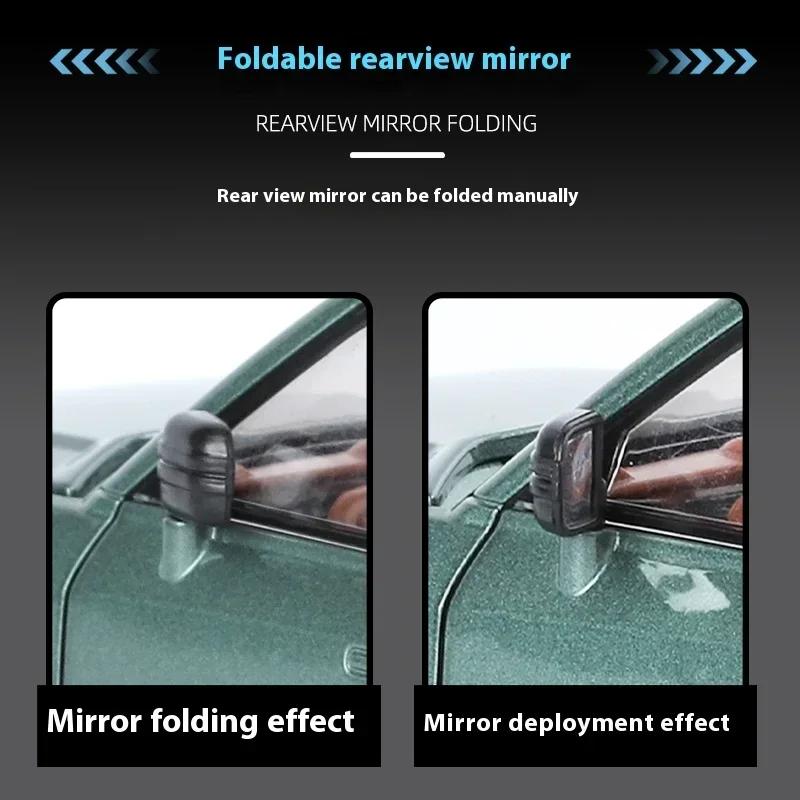 1:24 BYD LOOK UPAT U8 SUV Alloy Car Diecast Model Sound & Light Pull Back Children Toy Trendy Display Ornament Gift For Children