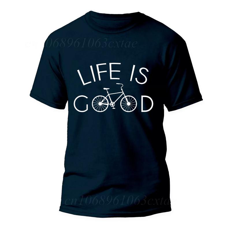 Cyclist Biking Lover T-Shirt Men Women Funny Tee Shirt Crewneck Mountain Bike Cycling Classic Short Sleeve Tshirt Gift Idea Tops