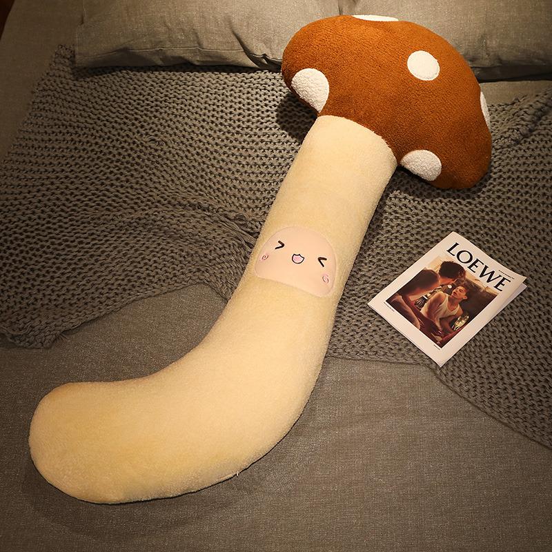Cartoon Long Sleep Pillow Soft Vegetable Corn Onion Mushroom Plush Toys Doll Cushion Gift