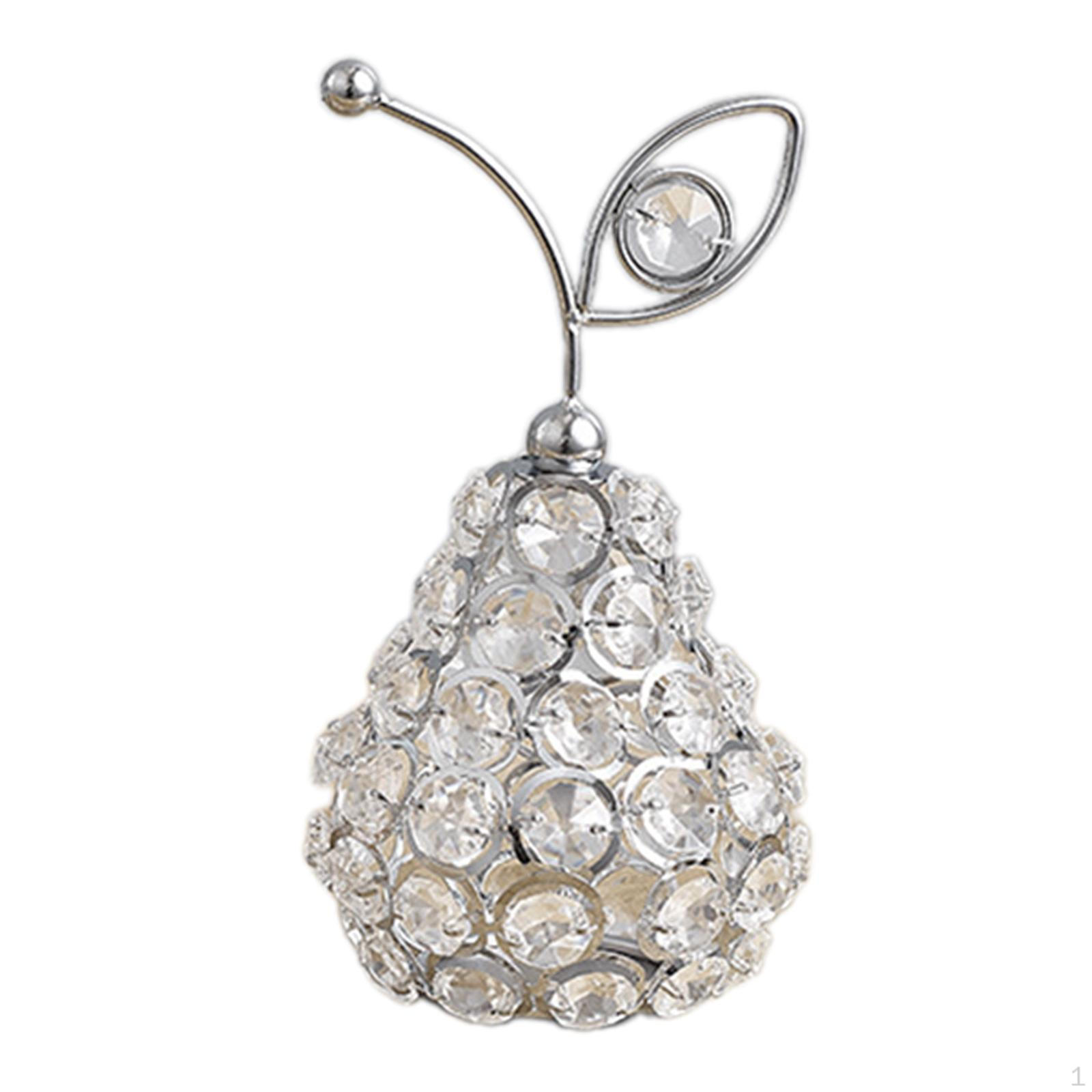 Фруктовая скульптура элемент декора для дома Pear Silver
