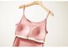Modal Strappy Built-in Bra Summer Sleeveless Dress for Women 2025