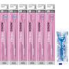 NONIO Toothbrush TYPE-RICH Normal Extra-Fine Bristles Set of 6 (Color May Vary) + Y-Floss Included