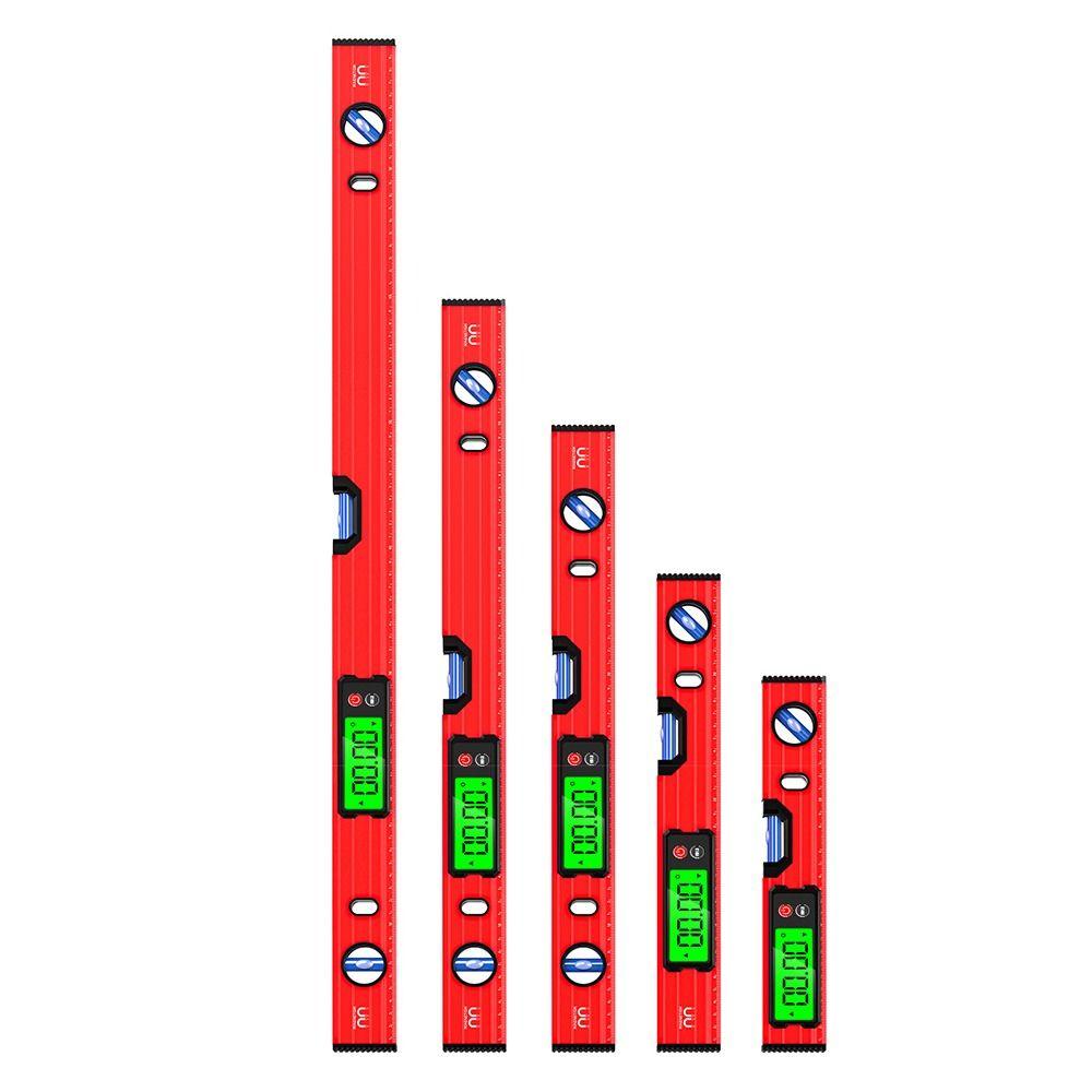 30/40/50/60/80/100cm Digital Level Ruler 0-90° Range Digital Spirit Level Angle Finder 90 Degree