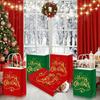 With Handles Christmas Gift Bags 12 Pcs Treat Candy Bags Paper Goodie Bags  For Xmas Decor