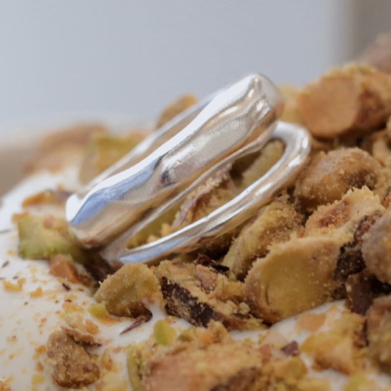 Kinda PI Bold & Thin linked ring