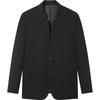 SEVEN Men's Lamb Wool Blend Mandarin Collar Suit Jacket