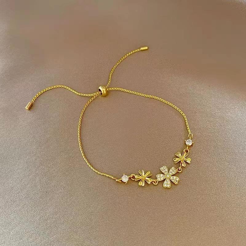 Punk Heavy Metal Big Thick Chain Bracelet Set Women Retro Geometric Metal Twist Chain Bangles Bracelet Punk Zircon