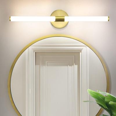 Aplique de pared LED espejo - NETTLIFE - 60 cm - 8 W - 4000 K (blanco neutro) - acabado oro