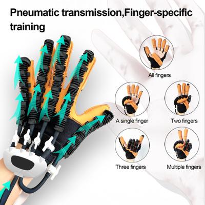 Smart Rehabilitation Robot Glove for Stroke And Hemiplegia 5-Finger Hand Therapy Trainer with LED Display Mirror Training Stroke Glove