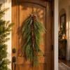 2 Pieces Artificial Evergreen Decoration Seasonal Drooping Branch