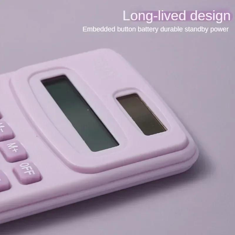 2024 New Small Calculator Silent Calculator Mini Version Learning Auxiliary Portable Calculator