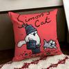Cartoon SSimons Cat Cushion Cover Reversible Soft Durable Pillow Cover Home  Car MultiScene Use for Daily Comfort