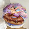 1PC Unicorn Donut Umbrella-8-Rib Reinforced, Automatic Open, Lightweight & Durable, Fashion Accessory for Outdoor, H0338