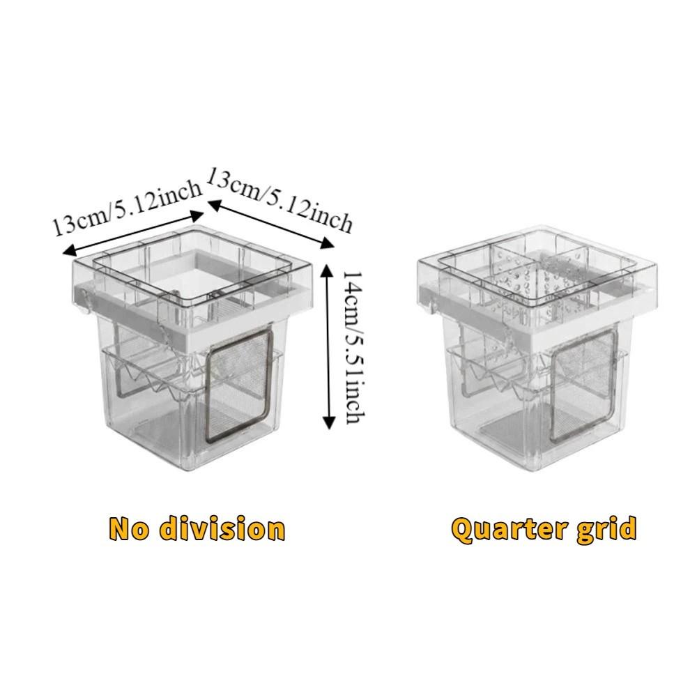 Detachable Fish Breeding Isolation Box Floating Guppy Breeder Box Fish Tank Divider Aquarium