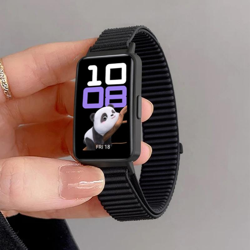 Original 1:1 For Huawei Band 11/11 pro Strap Accessories Breathable Sport Nylon Loop Bracelet Correa For Huawei Smart Band8 9 10
