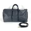 N41413 Damier Graphite KeepallBandouliere55 2WAY Travel Duffle Bag