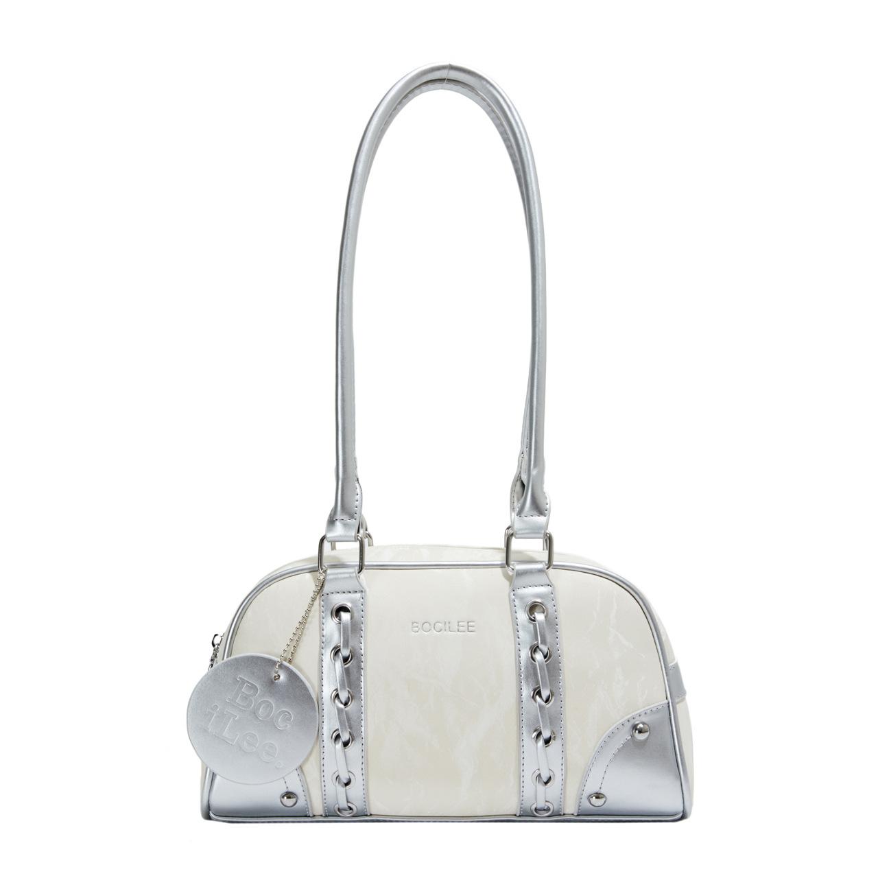 Сумка для боулинга для женщин 2026 года, повседневная сумка-тоут в западном стиле, новая модная ретро подушка, сумка через плечо