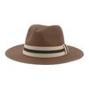 Retro straw hat Panama big flat brim hot sale in Europe and America, men's and women's new face small French sunshade beach hat