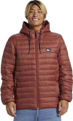 Mid-season Jacket Quiksilver Scaly Hood Jacket Brown Black