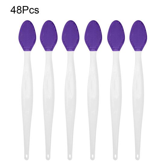 Silicone Lip Scrub Brush Double Sided Lip Exfoliator for Lightening Dark Lips Facial Cleaning Tool for Dry Skin Chapped Lips