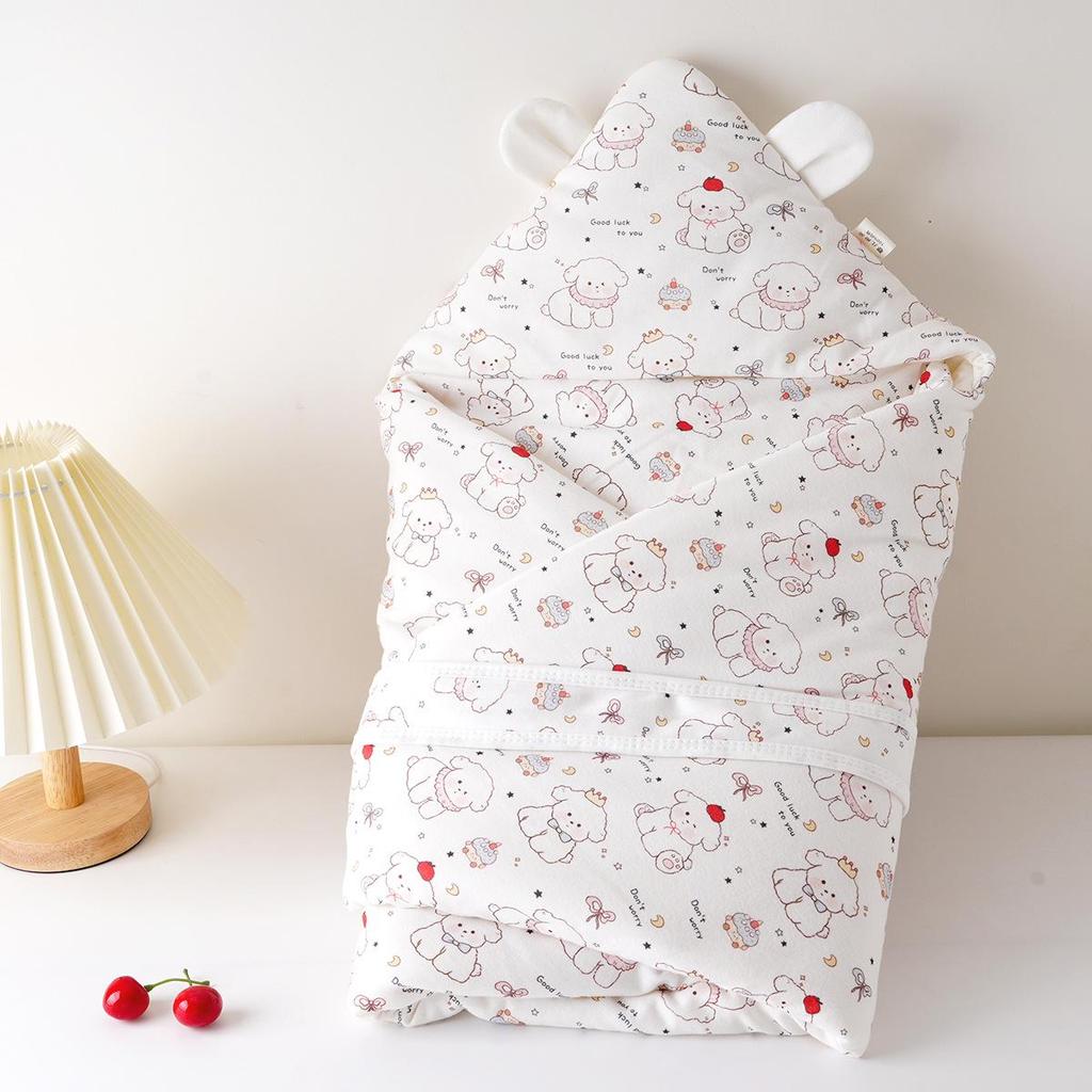 Verdickte reine Baumwoll-Baby-Swaddle-Decke für Herbst/Winter