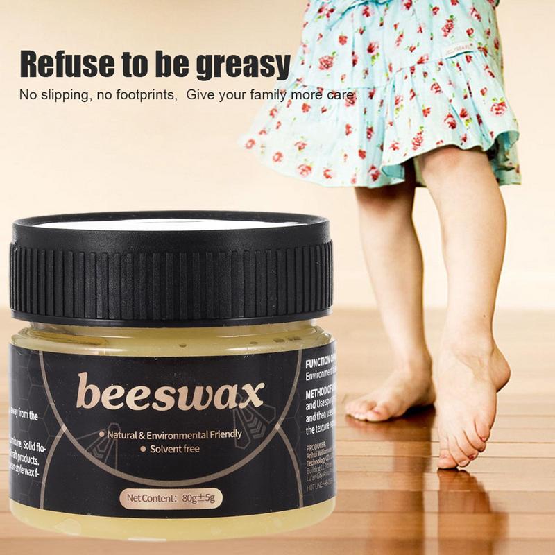 Wood Wax Waterproof Natural Beeswax For Floor Multifunctional Wood Restorer For Seals Stones Tables Artwork Wooden Bracelets