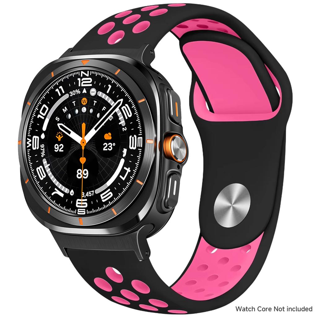 Silicone Strap For Samsung Galaxy Watch 8 40mm 44mm 8 Classic 46mm Sports Breathable Bracelet For Galaxy Ultra 2025 47MM Band