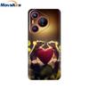 For Huawei Pura 70 Case Cute Cartoon Painted Cover Clear TPU Phone Cases For Huawei Pura 70 Pro+ Plus Pure70 70Pro Soft Fundas