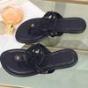 Luxury Desinger Women Shoes Slipper Summer Leather Women 'S Sandal Casual Slides Outdoor Female Flip Flops