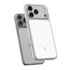 iPhone 17 Pro Max Ultra Hybrid T MagSafe Case - Transparent and White