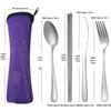 Portable Stainless Steel Cutlery Set