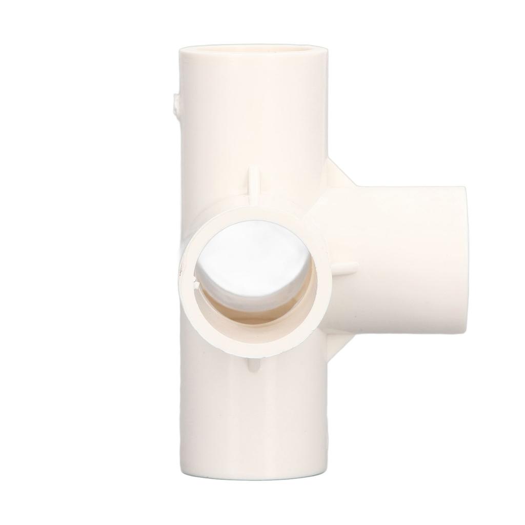 10 Pcs PVC Pipe Fitting 20mm 5 Way Right Angle 3 Dimensional Elbow Pipe Connector for Furniture