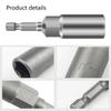 Jeu d'embouts magnétiques à douille hexagonale de tailles multiples 5,5-19 mm pour perceuse électrique et tournevis pneumatique