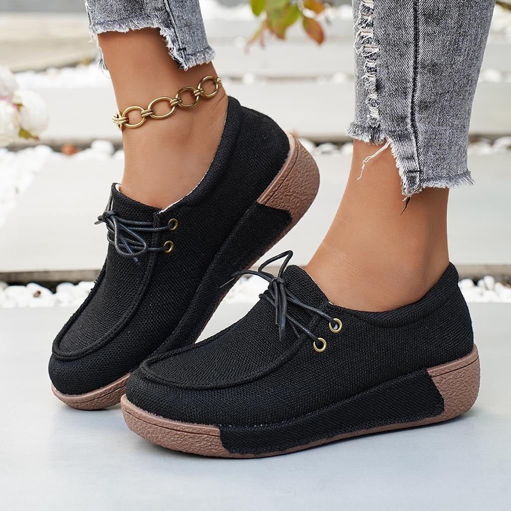 Large-size Thick-soled Casual Women's Shoes, New Style Shoes