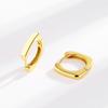 Minimalist Geometric Polygon Hoop Earrings For Women Chic Simple Fashion Ear Cuffs Elegant Jewelry
