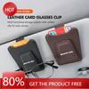Auto Zonneklep Brilclip Leer Brilhouder Voor Mercedes Benz AMG W204 W205 W203 W211 W201 W210 W108 W124 W126 W140