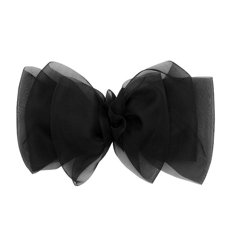 Women's Chiffon Bow Ponytail Hair Clip - Elegant Spring/Summer 2022 Headdress