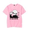 Anime Print T Shirt Short Sleeve O Neck Loose Women Summer Cool Tshirt Men Tee Shirt Tops