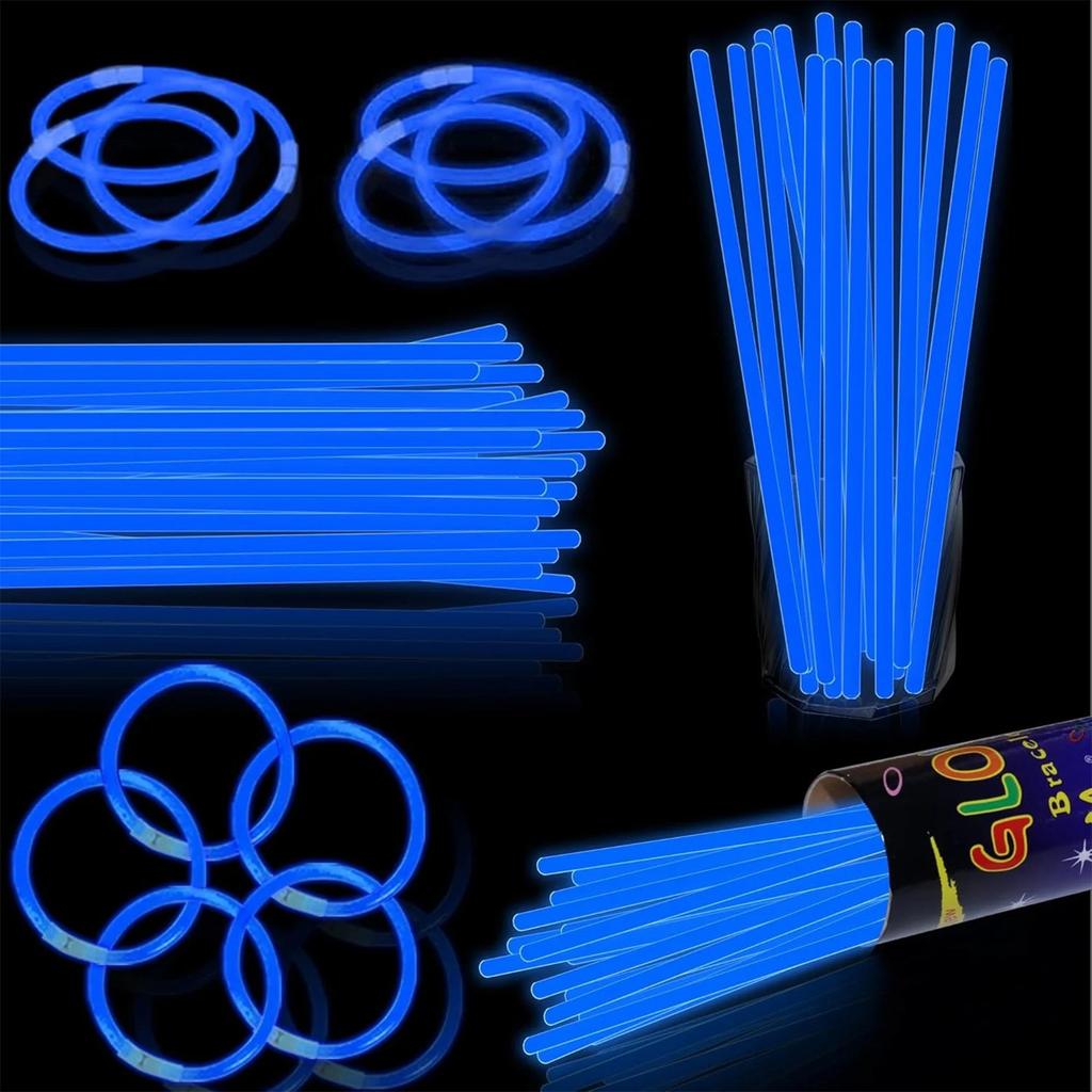 100pcs Glow Stick Night Light Props For Gatherings Festival Birthday Party Concert Cheering Props Wrist Decoration