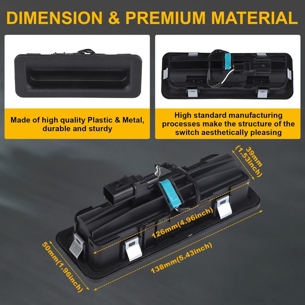 For Kia Sportage Ql 2017 2018 2019 Car Tailgate Opening Release Switch Button 81260-D9000 81260D9000 Durable Trunk Handle Switch