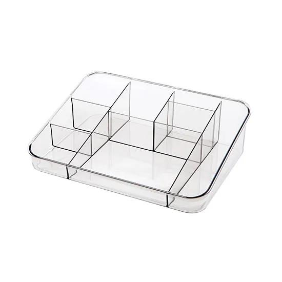 Makeup Cosmetic Storage Box Desk Bathroom Organizer Large Capacity Makeup Display Case Brush Lipstick Holder