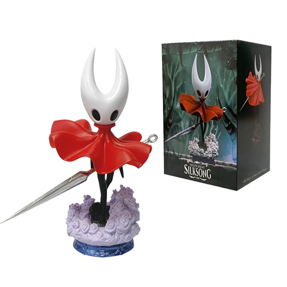 In Stock  Multiple Knight & Hornet Anime PVC Statue Figures | Handmade Collectible Game Peripherals with Base Boy's Gift